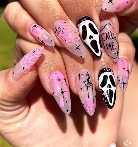 scream acrylic nails